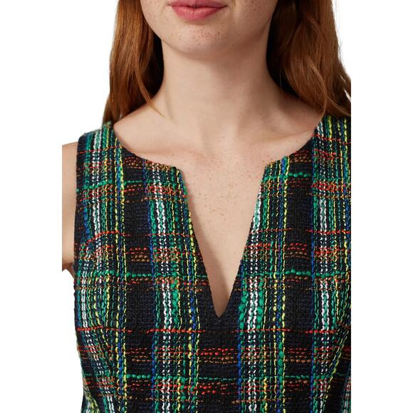 Slate & Willow Multicolored Classic Plaid Sleeveless Fit And Flare Dress Size 4 - Picture 5 of 11